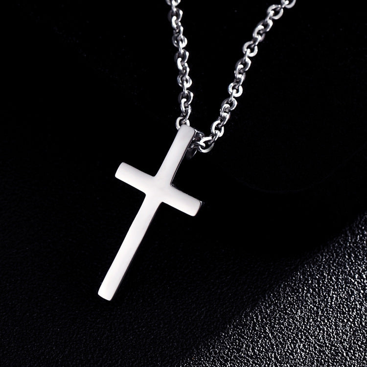 Glossy Cross Necklace