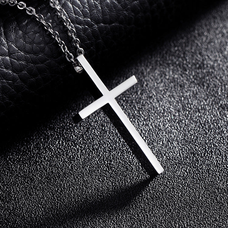 Glossy Cross Necklace