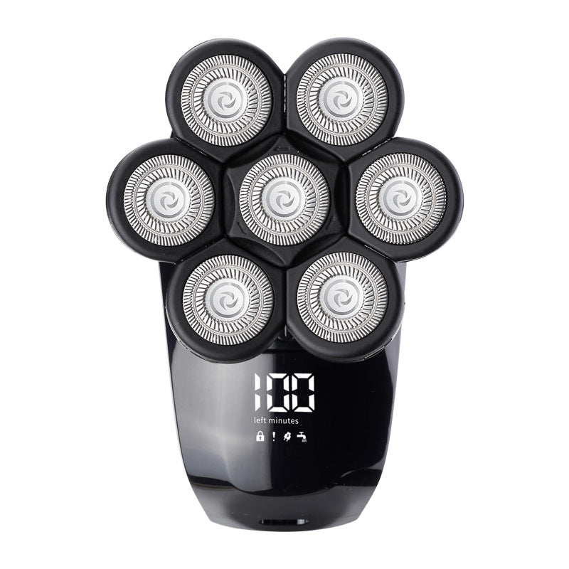 Rechargeable Electric Shaver with Digital Display