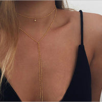 Simple necklace retro clavicle necklace