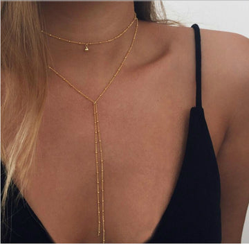 Simple necklace retro clavicle necklace