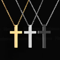 Stainless steel cross necklace