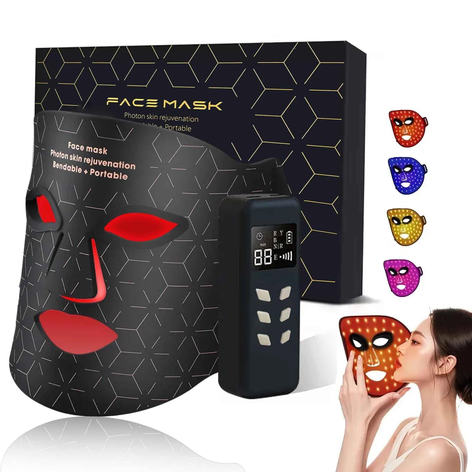 Facial Red Light Therapy Mask