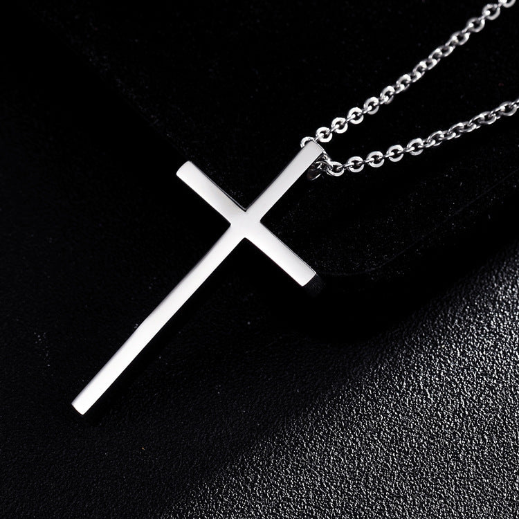 Glossy Cross Necklace