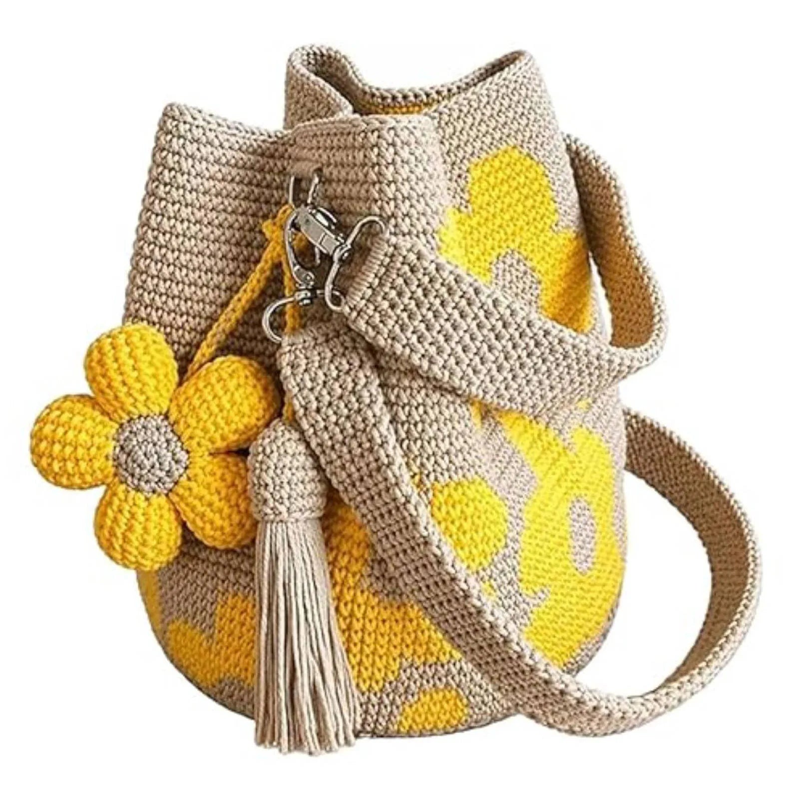 Crochet Flower Bag