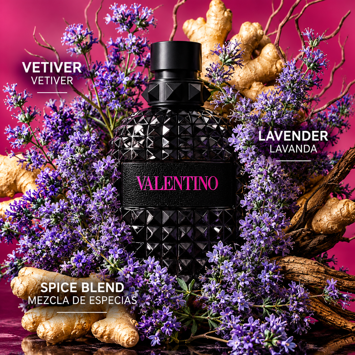 Valentino Born in Roma Uomo Extradose Eau de Parfum for Men, 3.4 Fl Oz