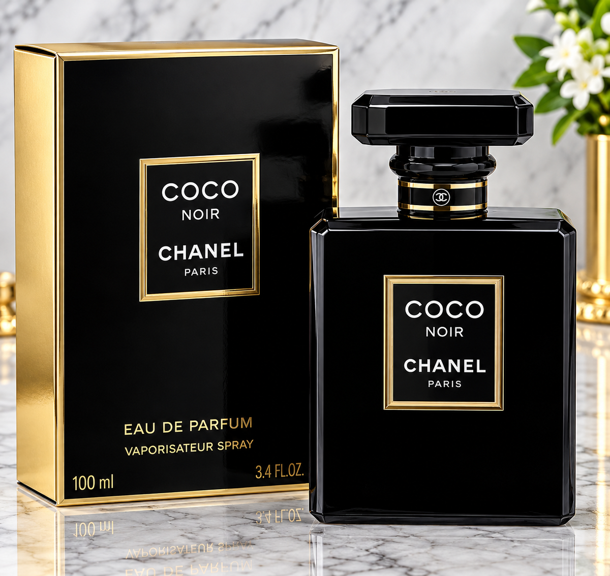CHANEL Coco Noir Eau de Parfum for Women 3.4 oz / 100ml