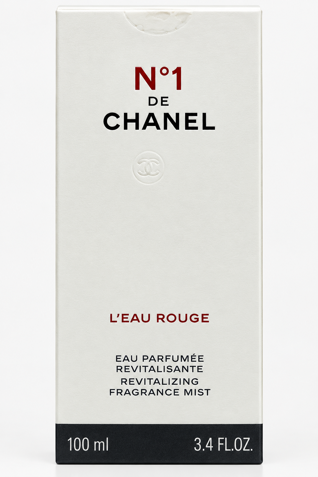 CHANEL N°1 L’Eau Rouge Revitalizing Fragrance Mist for Women, 3.4 oz / 100ml