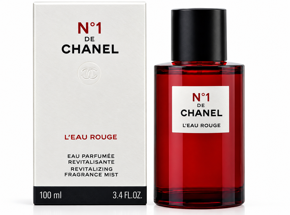 CHANEL N°1 L’Eau Rouge Revitalizing Fragrance Mist for Women, 3.4 oz / 100ml