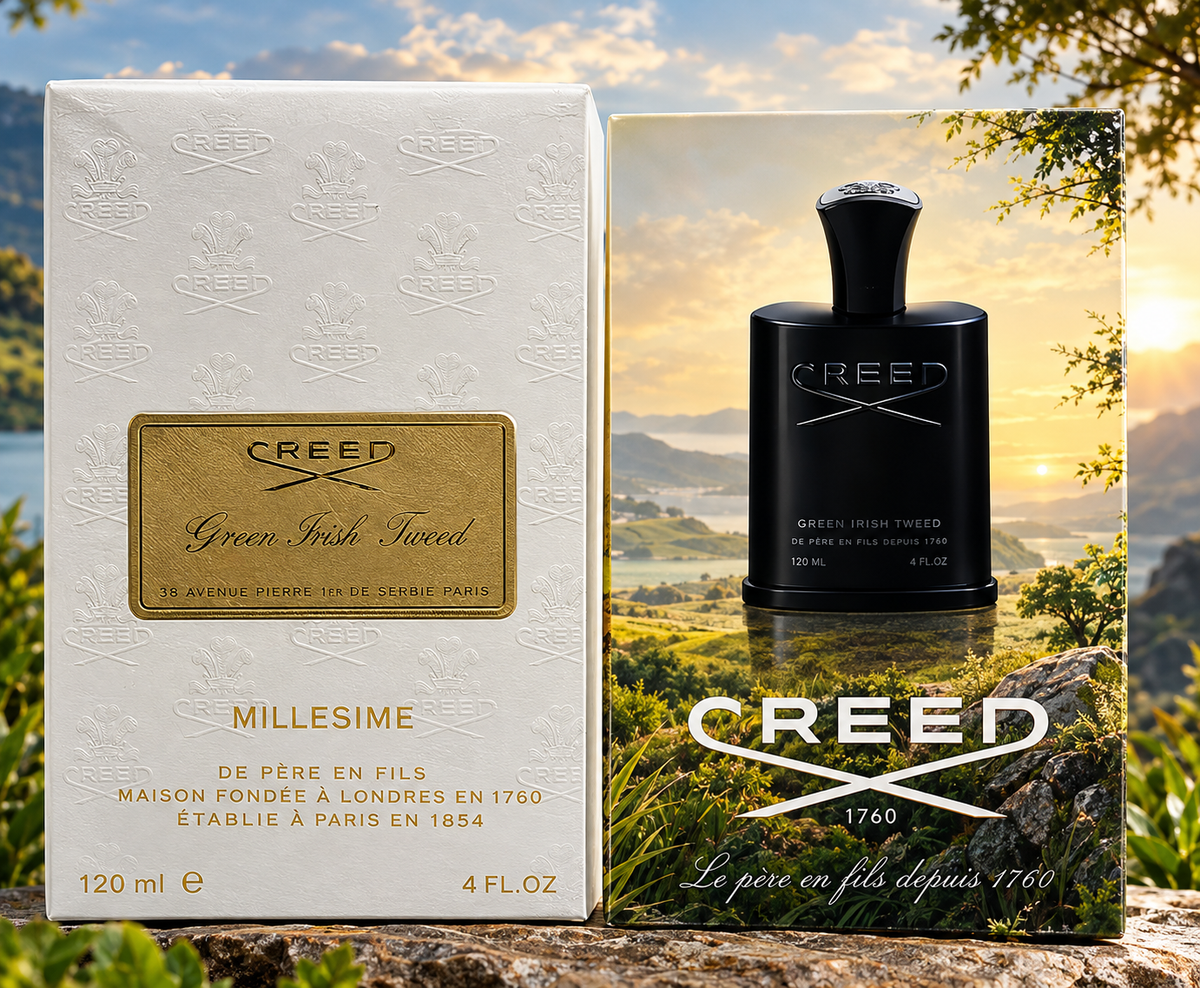 Creed Green Irish Tweed EDP for Men 4 oz / 120ml, Batch 17Q01, New & Sealed
