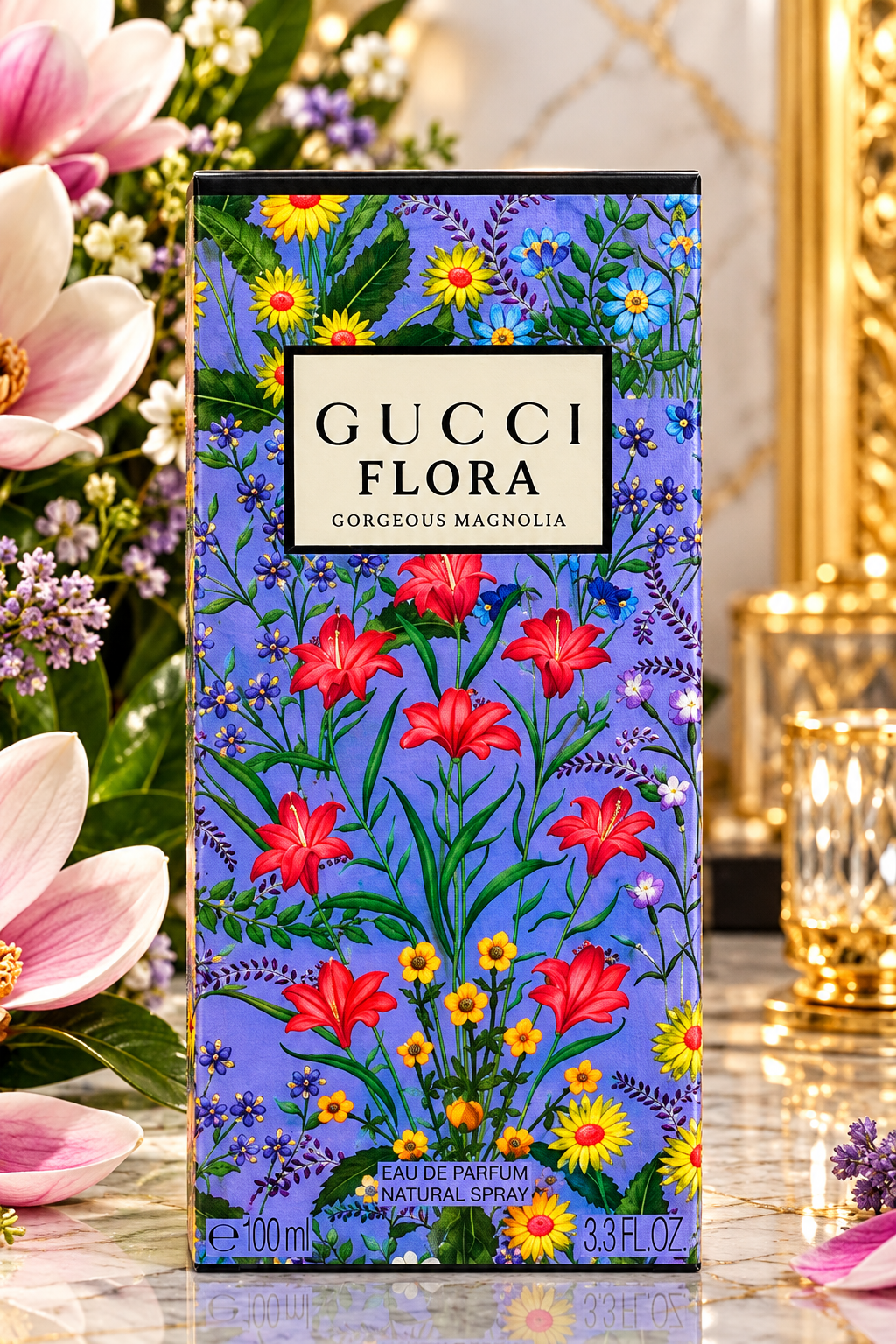 Gucci Flora Gorgeous Magnolia Eau de Parfum 3.3 oz / 100ml Spray for Women