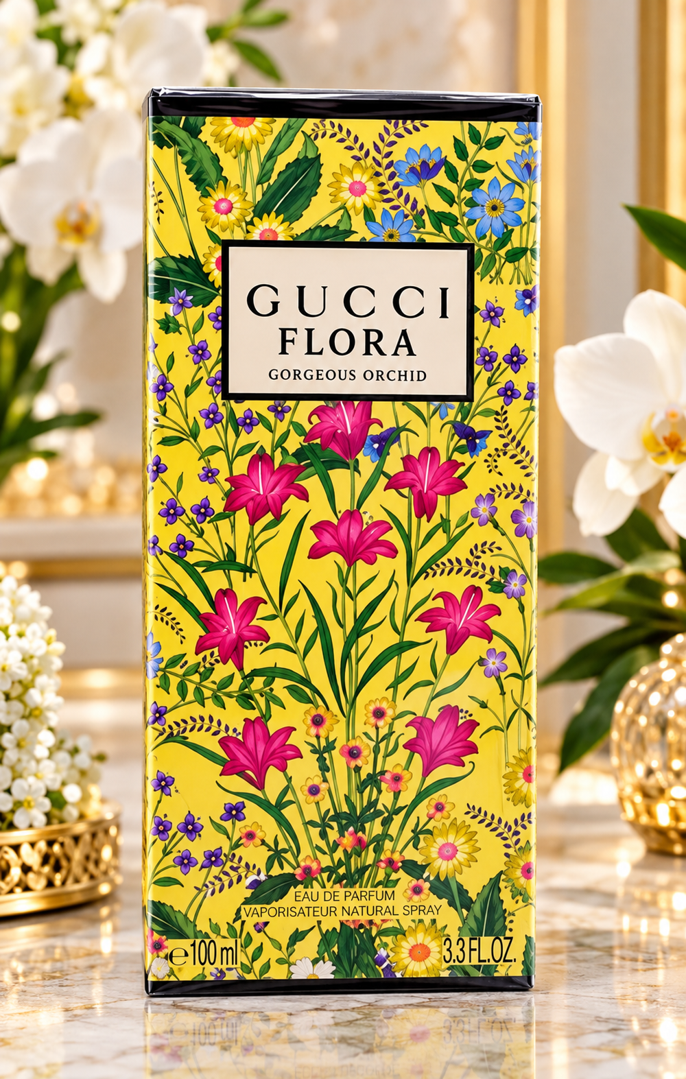 Gucci Flora Gorgeous Orchid Eau de Parfum 100ml Spray for Women – Designer Perfume