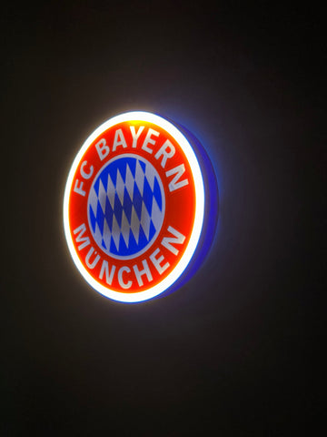 FCB Bayern Munich LED illuminated sign wall decoration