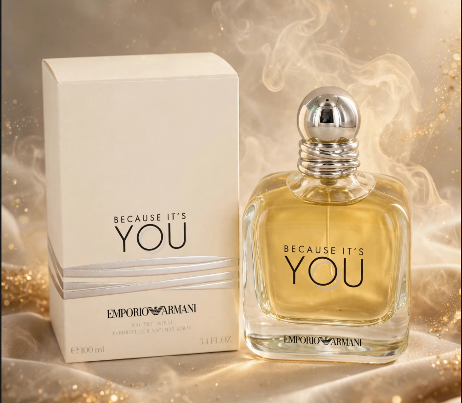 Giorgio Armani Emporio Armani Because It's You Eau de Parfum Spray for Women, 3.4 oz / 100ml