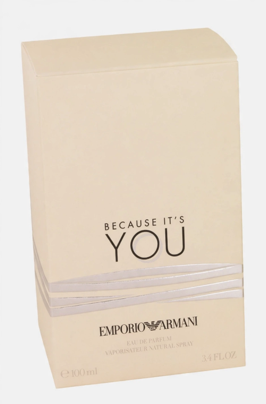Giorgio Armani Emporio Armani Because It's You Eau de Parfum Spray for Women, 3.4 oz / 100ml