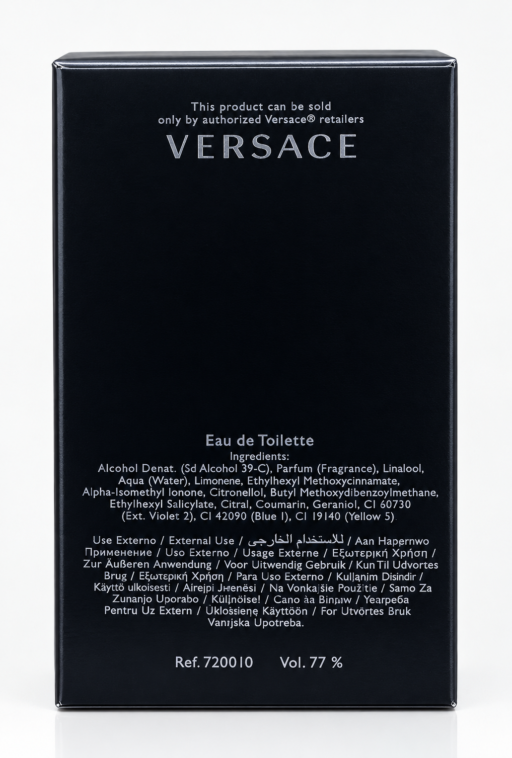 Versace Pour Homme Eau de Toilette 3.4 oz / 100ml Cologne for Men