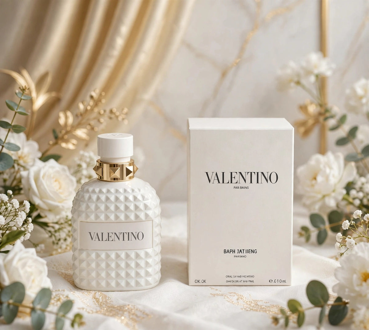 Valentino Uomo Born In Roma Ivory EDT for Men – 3.4 oz / 100 mL