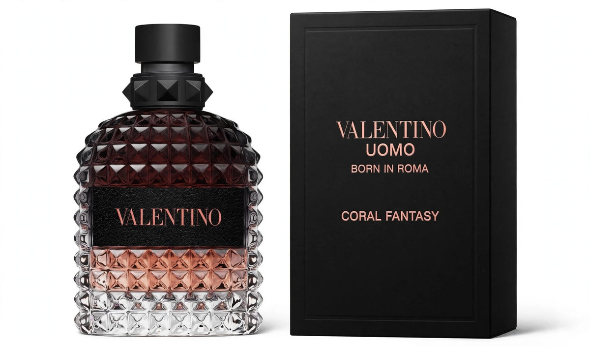 Valentino Uomo Born in Roma Coral Fantasy EDT for Men – 3.4 oz / 100mL