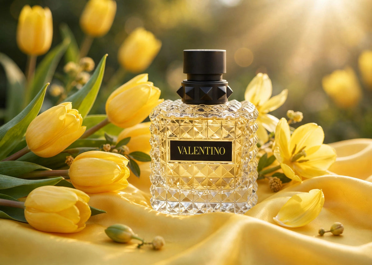 Valentino Born in Roma Donna Yellow EDP for Women – Floral Perfume, 3.4 oz / 100 mL
