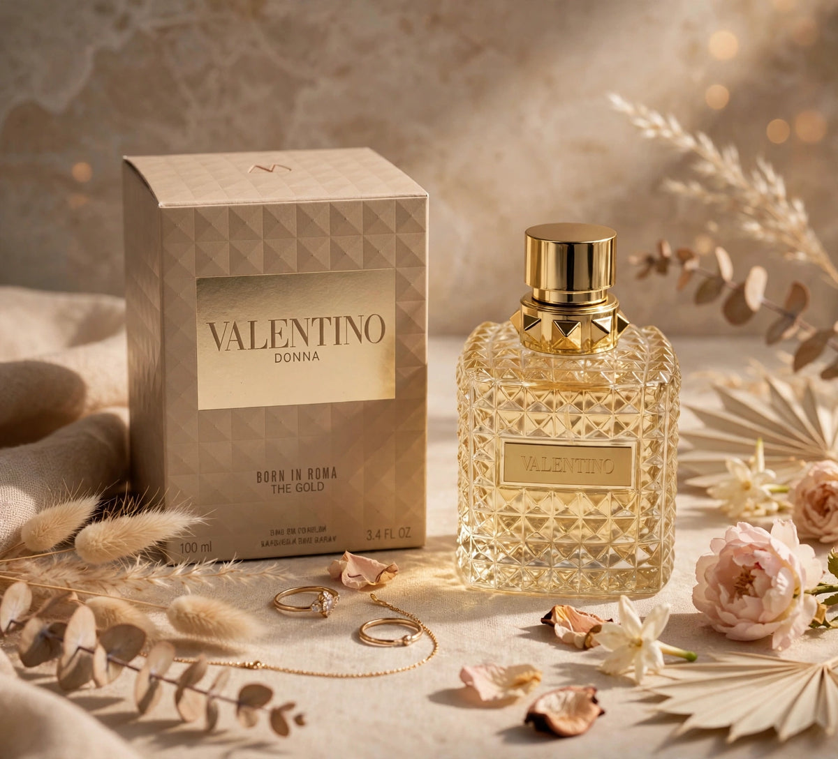 Valentino Born In Roma The Gold Donna EDP – 3.4 oz / 100 mL