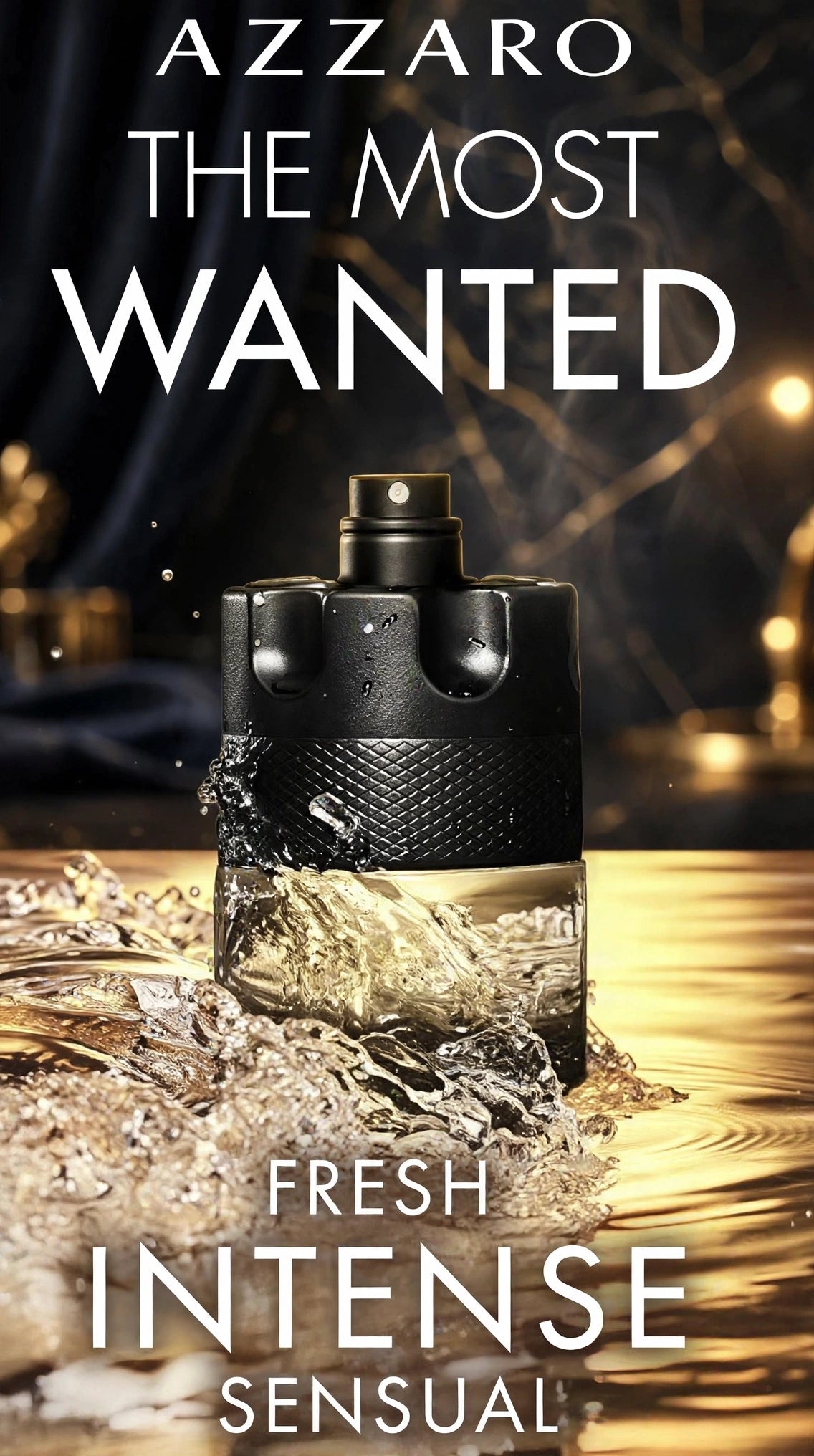 Azzaro The Most Wanted EDT Intense for Men – 1.6 oz / 50 mL