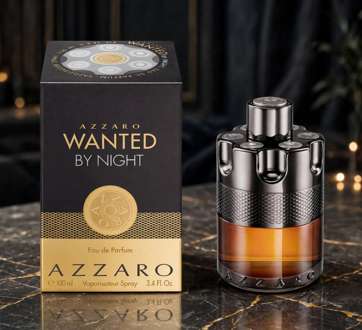 Azzaro Wanted By Night EDP for Men – 3.4 oz / 100 mL Spray