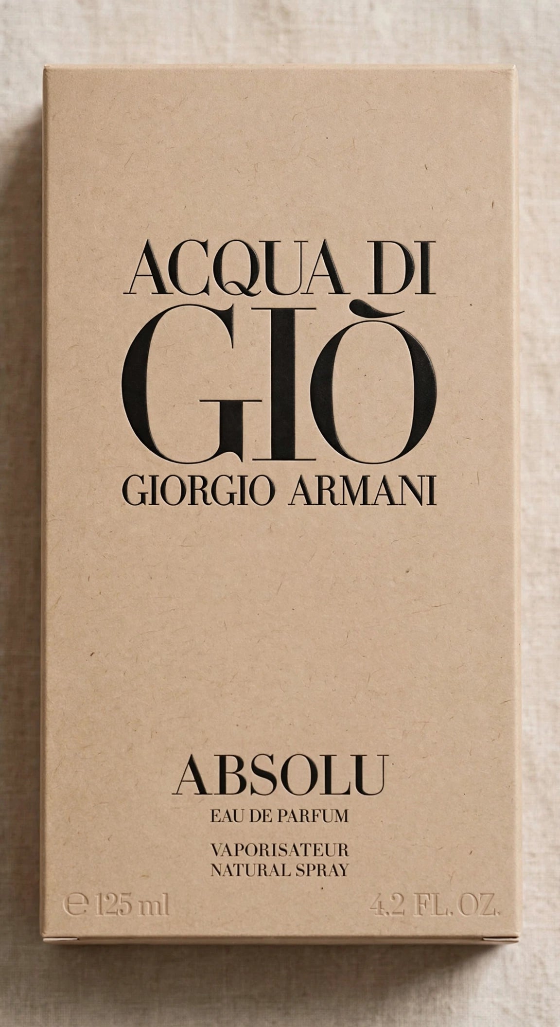 Armani Acqua Di Gio Absolu EDP Men 4.2 oz / 125ml Spray