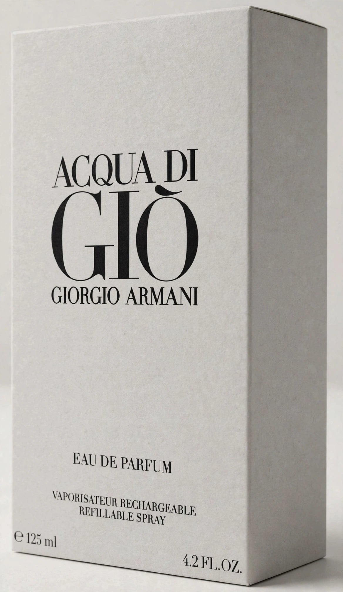 Armani Acqua Di Gio EDP Men 4.2 oz / 125ml Refillable