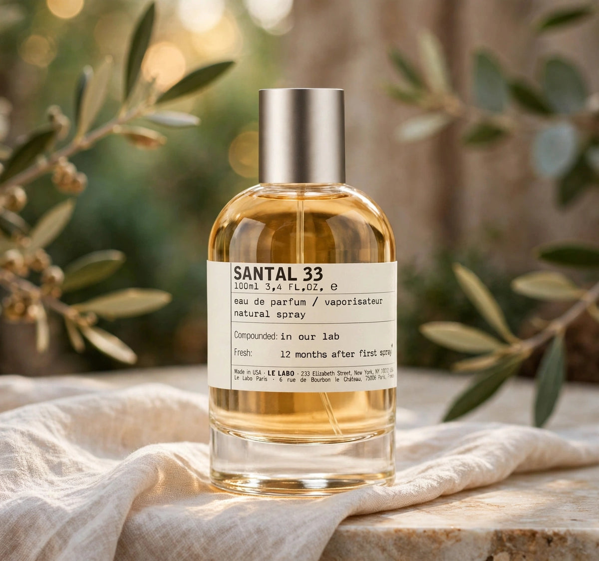Le Labo Santal 33 Eau de Parfum Unisex 3.4 oz / 100 ml