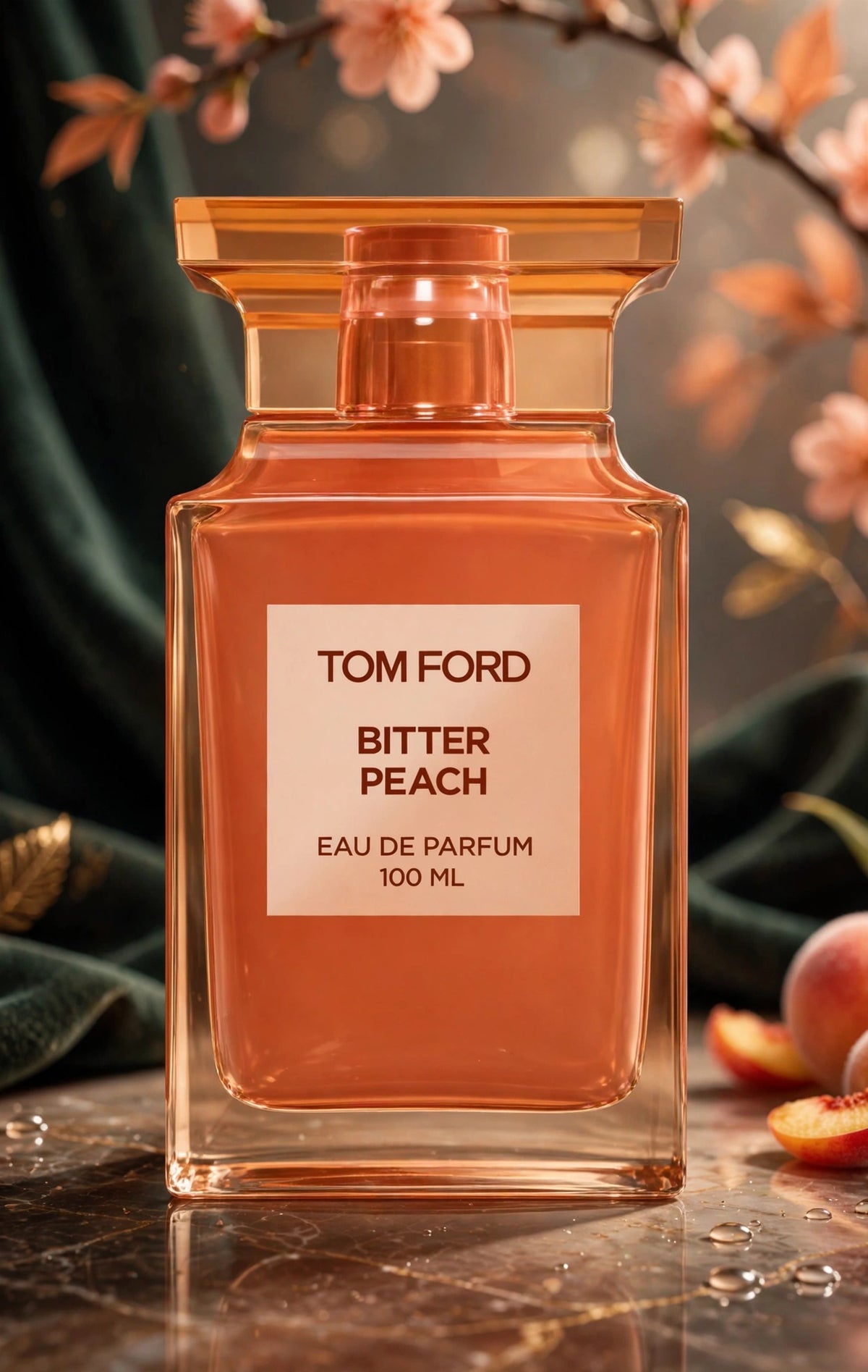 Tom Ford Bitter Peach Eau de Parfum – Unisex Perfume, 3.4 oz / 100 ml