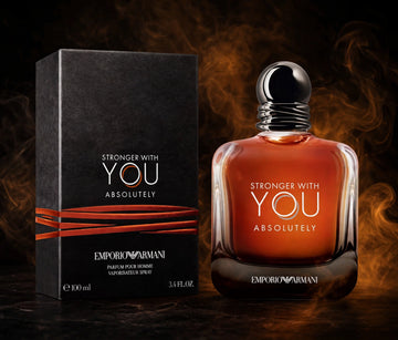 Emporio Armani Stronger With You Absolutely Eau de Parfum for Men, 3.4 fl oz / 100ml