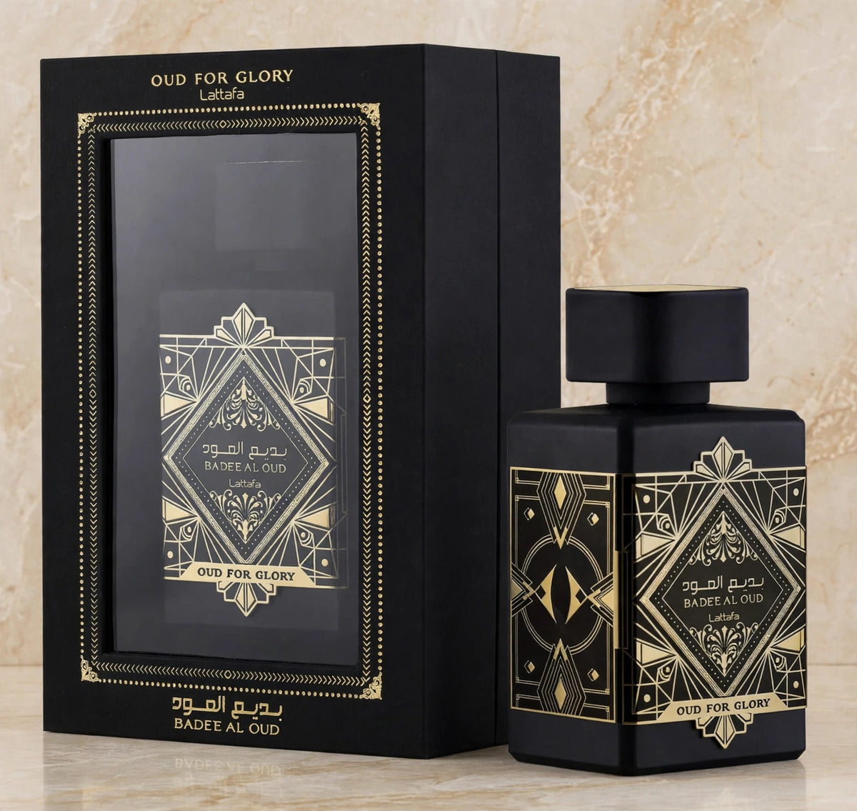 Lattafa Bade’e Al Oud Oud for Glory Eau de Parfum 3.4 oz / 100ml – Oud Woody Amber Fragrance