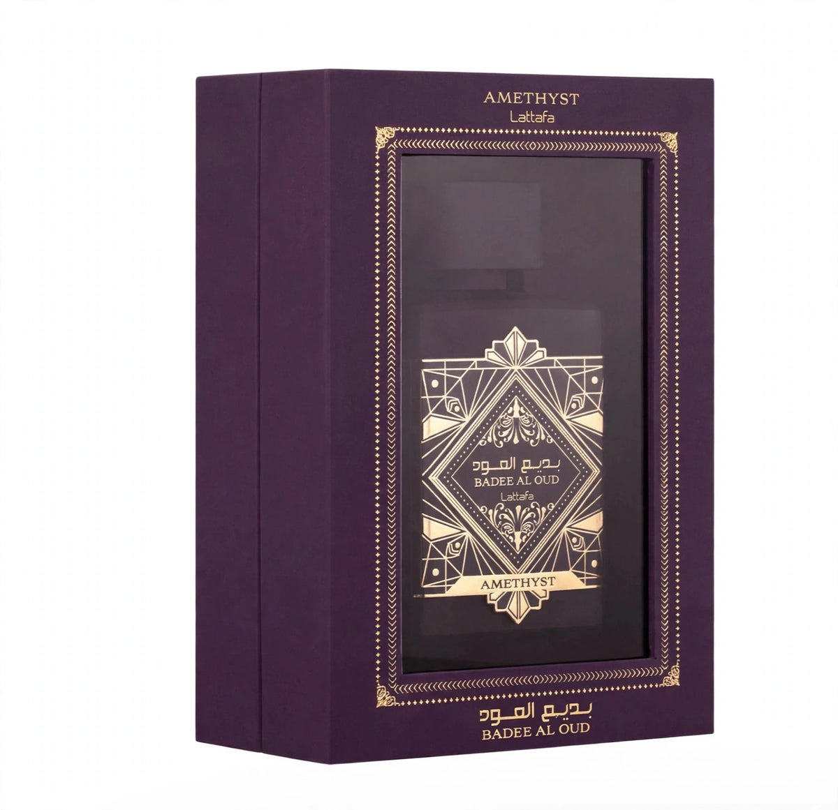 Lattafa Bade’e Al Oud Amethyst Eau de Parfum Unisex 3.4 oz / 100ml – Floral Oud Amber Fragrance