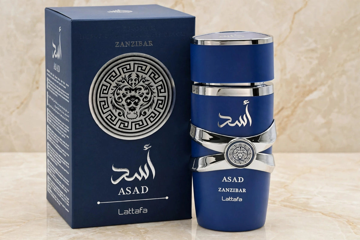 Lattafa Asad Zanzibar Eau de Parfum for Men 3.4 oz / 100ml – New in Box