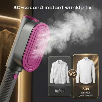 Steam Iron Portable Handheld Garment Iron Dry and Steam Iron for Clothes