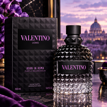 Valentino Born in Roma Uomo Purple Eau de Toilette for Men – 3.4 oz (100ml)