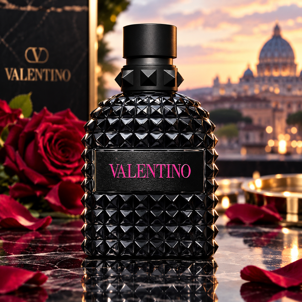 Valentino Born in Roma Uomo Extradose Eau de Parfum for Men, 3.4 Fl Oz