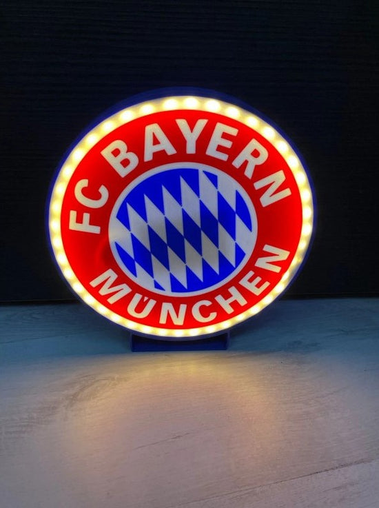 FCB Bayern Munich LED illuminated sign wall decoration