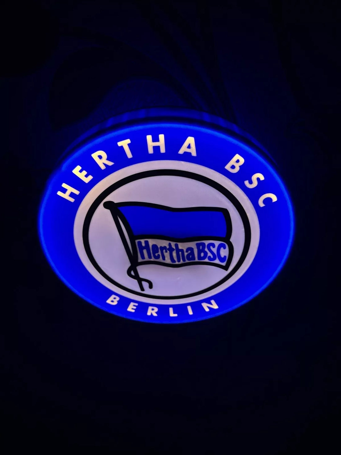 Hertha BSC Berlin LED-Leuchtschild Lampe Fandeko