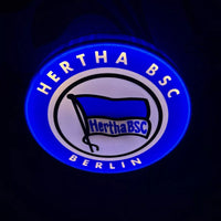 Hertha BSC Berlin LED-Leuchtschild Lampe Fandeko