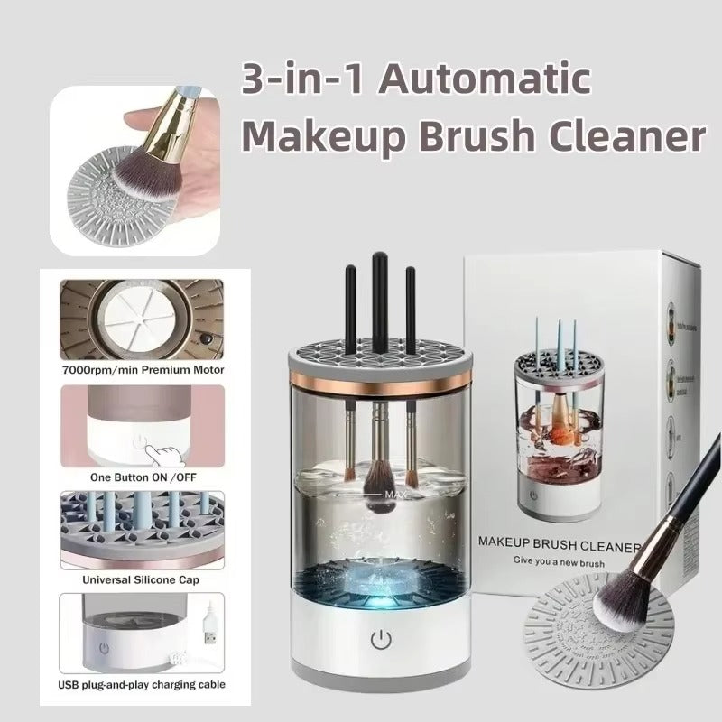 SNAPCARTUSA™ Electric Makeup Brush Cleaner | Automatic USB Brush Cleaning Machine