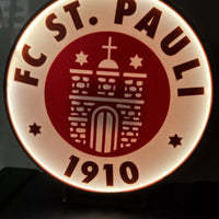 FC St. Pauli LED illuminated sign